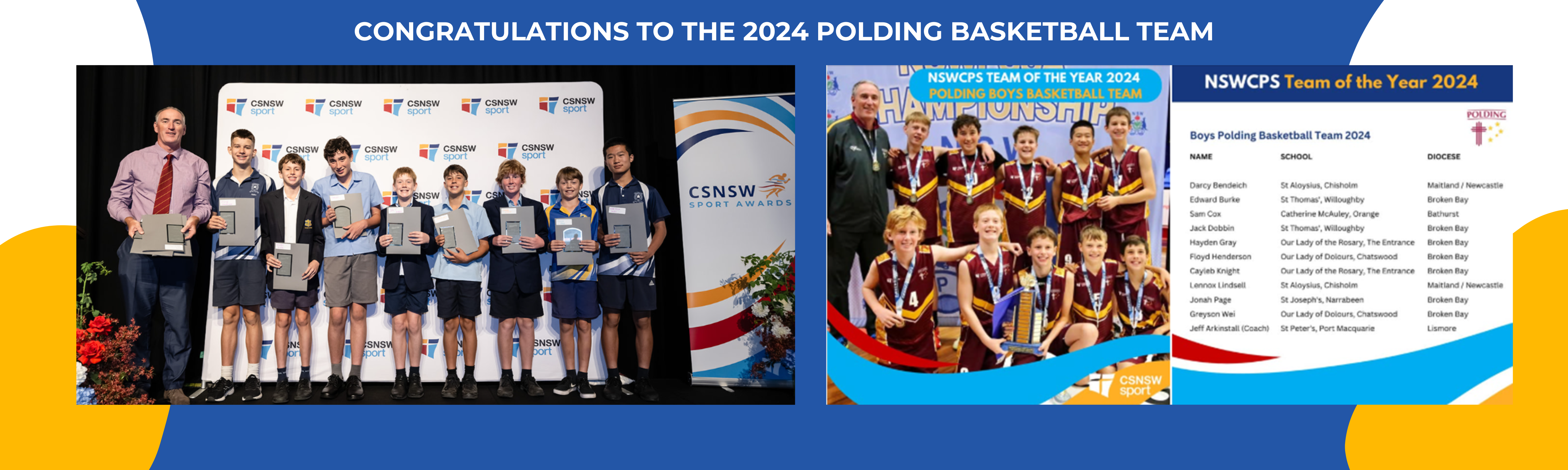 Polding basketball team